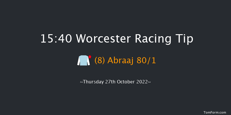 Worcester 15:40 Maiden Hurdle (Class 4) 20f Wed 19th Oct 2022