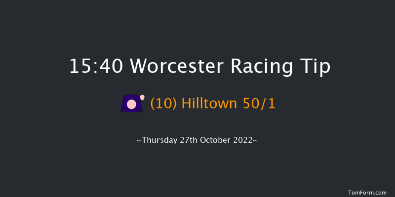 Worcester 15:40 Maiden Hurdle (Class 4) 20f Wed 19th Oct 2022