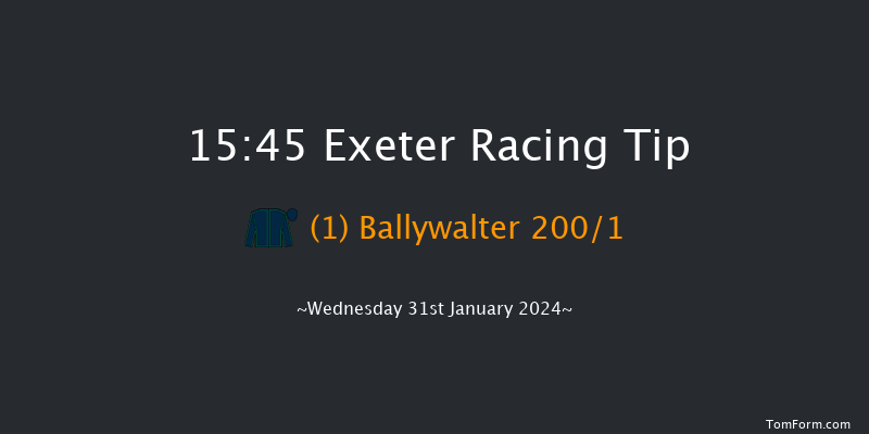 Exeter  15:45 Maiden Hurdle (Class 4) 22f Mon 1st Jan 2024