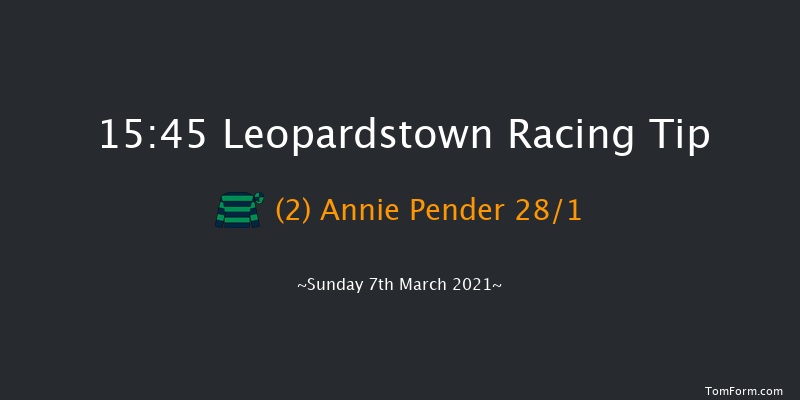 Anton O'Toole Mares Handicap Hurdle Leopardstown 15:45 Handicap Hurdle 20f Sun 7th Feb 2021