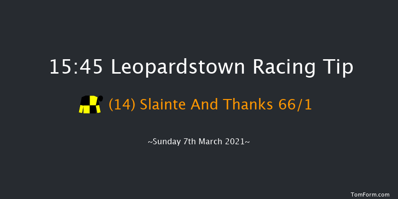 Anton O'Toole Mares Handicap Hurdle Leopardstown 15:45 Handicap Hurdle 20f Sun 7th Feb 2021