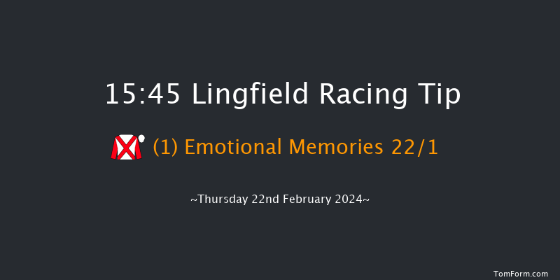 Lingfield  15:45 Handicap Hurdle (Class 5)
23f Mon 19th Feb 2024