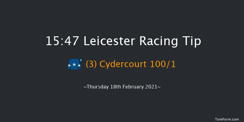 Dick Saunders Novices' Hunters' Chase (Div 2) Leicester 15:47 Hunter Chase (Class 5) 23f Wed 13th Jan 2021