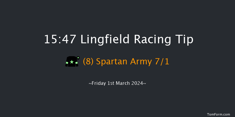 Lingfield  15:47 Handicap
(Class 2) 16f Fri 23rd Feb 2024