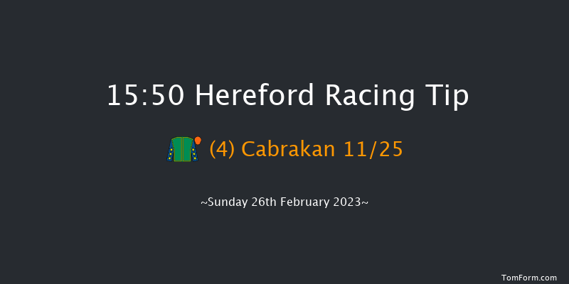 Hereford 15:50 Handicap Hurdle (Class 4) 20f Wed 15th Feb 2023