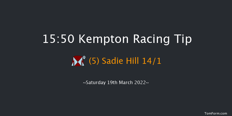 Kempton 15:50 Maiden Hurdle (Class 4) 16f Wed 16th Mar 2022