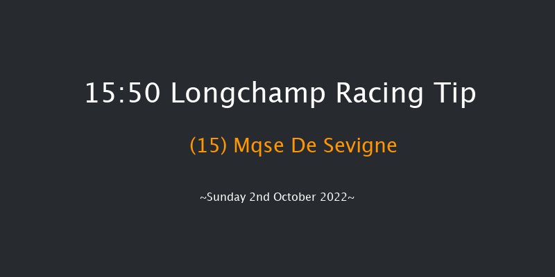 Longchamp 15:50 Group 1 10f Sun 4th Oct 2020