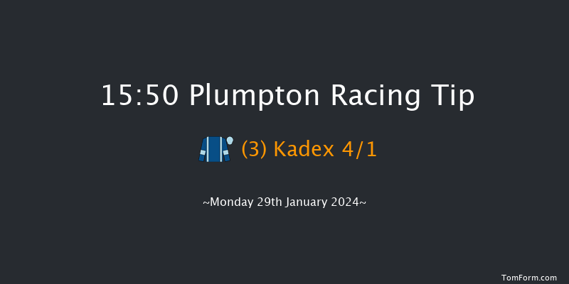 Plumpton  15:50 Handicap Chase (Class 4)
26f Mon 22nd Jan 2024