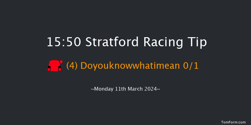 Stratford  15:50 Handicap Chase (Class 4)
17f Thu 2nd Nov 2023