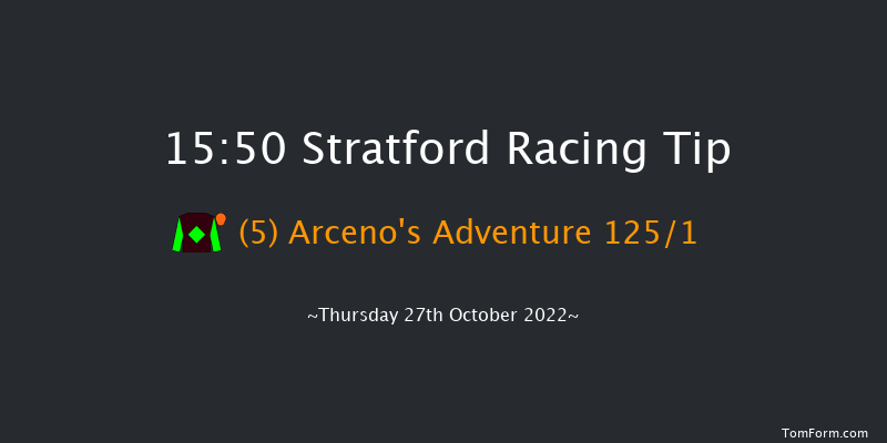 Stratford 15:50 Maiden Hurdle (Class 3) 16f Sat 15th Oct 2022