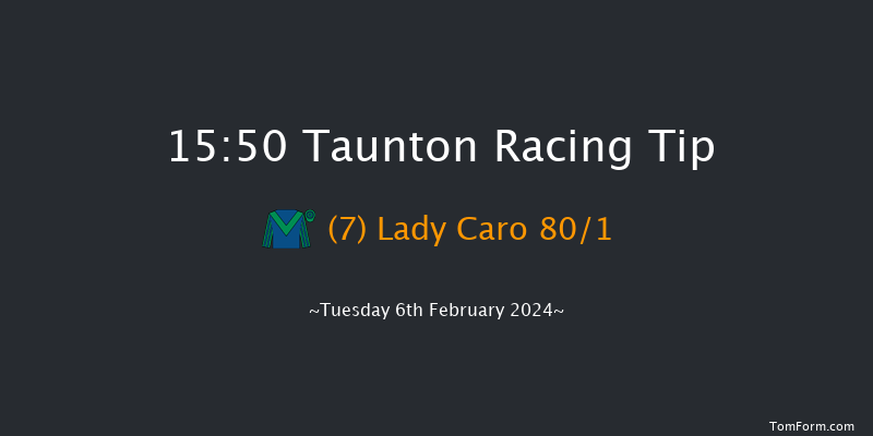 Taunton  15:50 Maiden Hurdle (Class
3) 16f Mon 8th Jan 2024