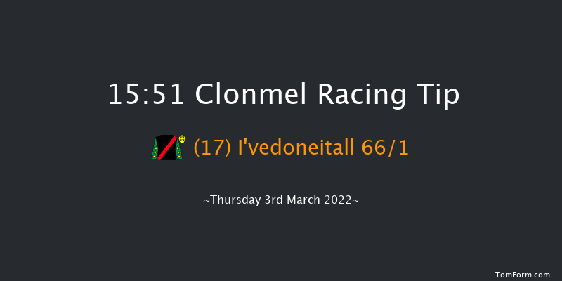 Clonmel 15:51 Handicap Hurdle 16f Thu 17th Feb 2022