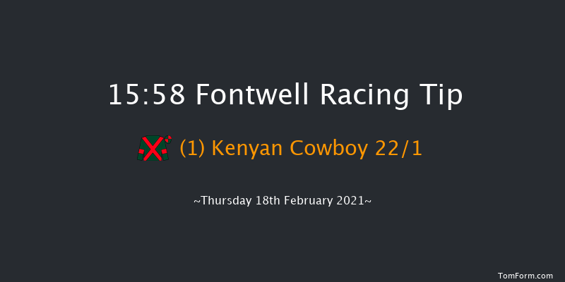 starsport.bet Handicap Hurdle Fontwell 15:58 Handicap Hurdle (Class 5) 19f Thu 14th Jan 2021