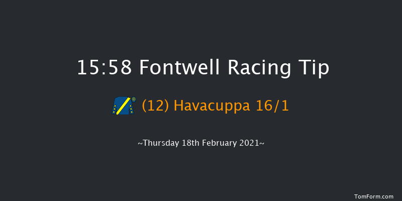 starsport.bet Handicap Hurdle Fontwell 15:58 Handicap Hurdle (Class 5) 19f Thu 14th Jan 2021