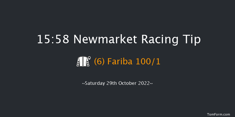 Newmarket 15:58 Listed (Class 1) 8f Fri 28th Oct 2022