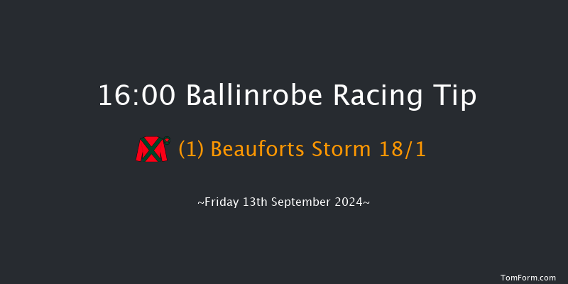 Ballinrobe  16:00 Maiden Hurdle 18f Mon 26th Aug 2024