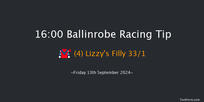 Ballinrobe  16:00 Maiden Hurdle 18f Mon 26th Aug 2024