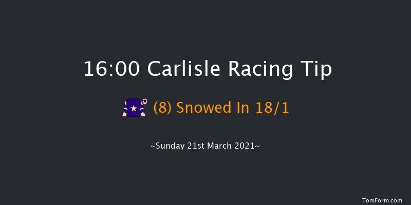 Join RacingTV Now Handicap Hurdle Carlisle 16:00 Handicap Hurdle (Class 5) 17f Thu 11th Mar 2021