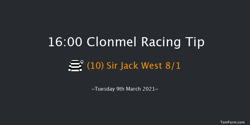 Irish Stallion Farms EBF Maiden Hurdle Clonmel 16:00 Maiden Hurdle 19f Thu 4th Mar 2021