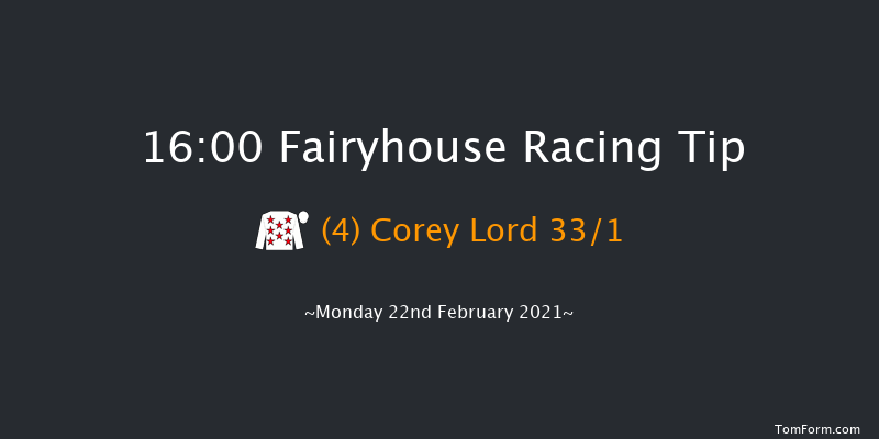 Fairyhouse Easter Festival 3rd - 5th April Maiden Hurdle (Div 1) Fairyhouse 16:00 Maiden Hurdle 20f Mon 8th Feb 2021