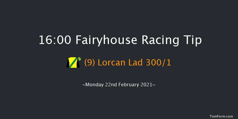 Fairyhouse Easter Festival 3rd - 5th April Maiden Hurdle (Div 1) Fairyhouse 16:00 Maiden Hurdle 20f Mon 8th Feb 2021