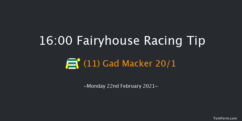 Fairyhouse Easter Festival 3rd - 5th April Maiden Hurdle (Div 1) Fairyhouse 16:00 Maiden Hurdle 20f Mon 8th Feb 2021