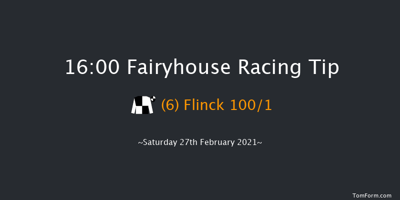 Tommy Carberry Handicap Hurdle Fairyhouse 16:00 Handicap Hurdle 20f Mon 22nd Feb 2021