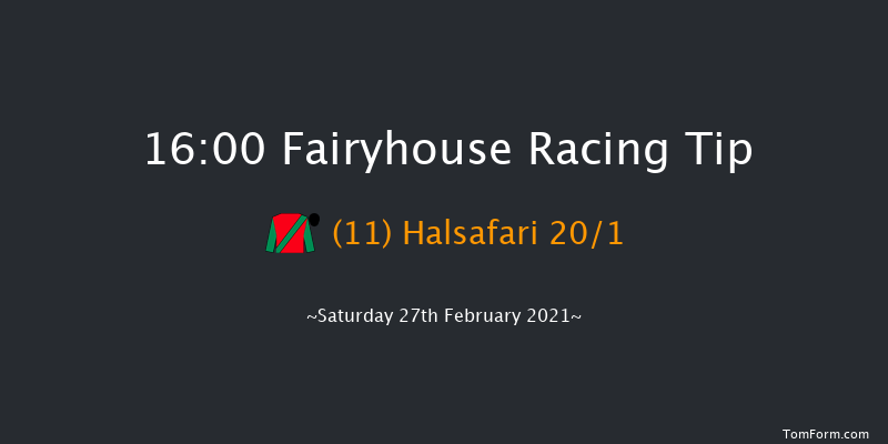 Tommy Carberry Handicap Hurdle Fairyhouse 16:00 Handicap Hurdle 20f Mon 22nd Feb 2021