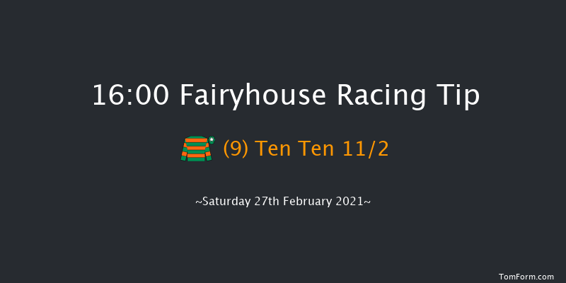 Tommy Carberry Handicap Hurdle Fairyhouse 16:00 Handicap Hurdle 20f Mon 22nd Feb 2021