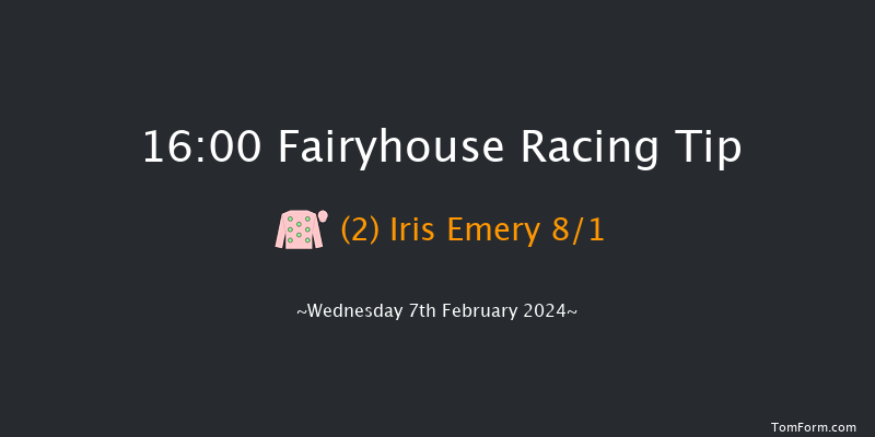 Fairyhouse  16:00
Maiden Hurdle 16f Sat 27th Jan 2024