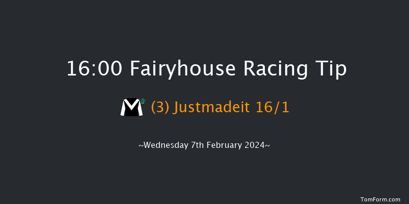 Fairyhouse  16:00
Maiden Hurdle 16f Sat 27th Jan 2024