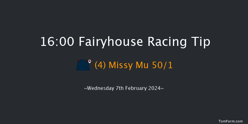 Fairyhouse  16:00
Maiden Hurdle 16f Sat 27th Jan 2024