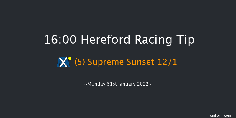 Hereford 16:00 NH Flat Race (Class 5) 16f Tue 4th Jan 2022