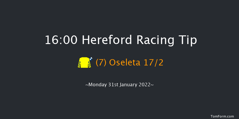 Hereford 16:00 NH Flat Race (Class 5) 16f Tue 4th Jan 2022