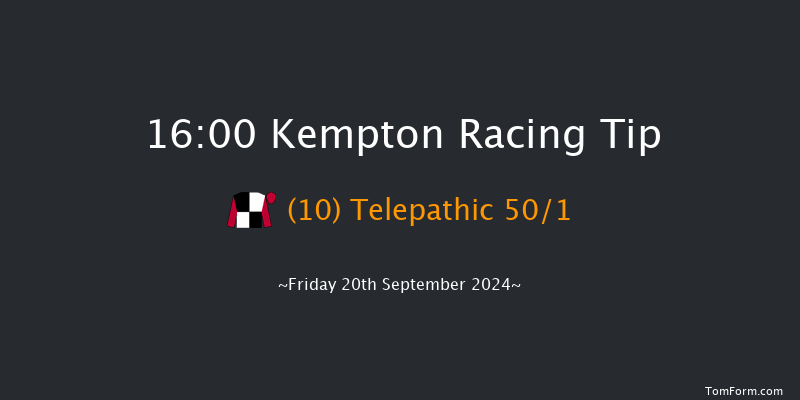 Kempton  16:00 Stakes (Class 4) 7f  Mon 16th Sep 2024