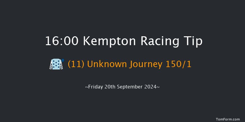 Kempton  16:00 Stakes (Class 4) 7f  Mon 16th Sep 2024