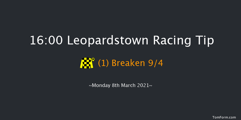 Irish Stallion Farms EBF Beginners Chase Leopardstown 16:00 Beginners Chase 17f Sun 7th Mar 2021