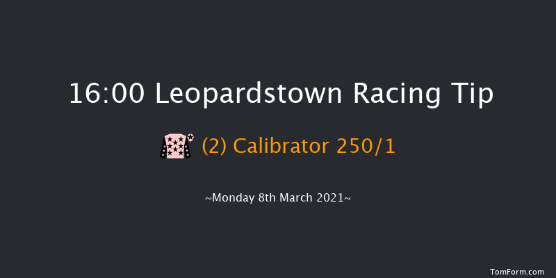 Irish Stallion Farms EBF Beginners Chase Leopardstown 16:00 Beginners Chase 17f Sun 7th Mar 2021