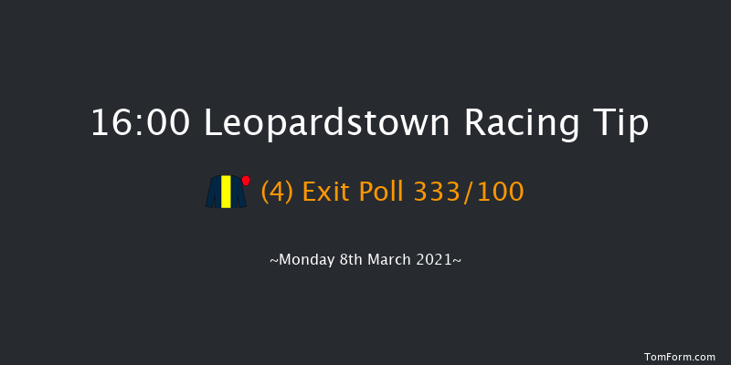 Irish Stallion Farms EBF Beginners Chase Leopardstown 16:00 Beginners Chase 17f Sun 7th Mar 2021