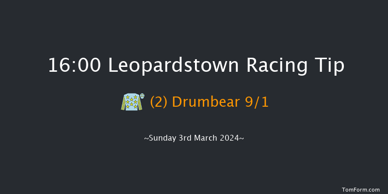 Leopardstown  16:00 Handicap Chase 22f Sun 4th Feb 2024