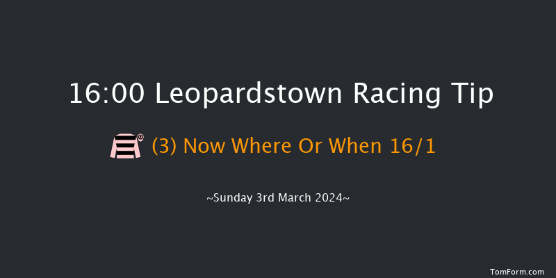 Leopardstown  16:00 Handicap Chase 22f Sun 4th Feb 2024