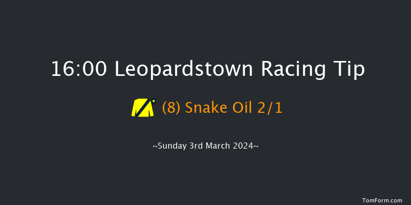 Leopardstown  16:00 Handicap Chase 22f Sun 4th Feb 2024