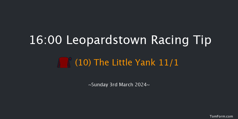 Leopardstown  16:00 Handicap Chase 22f Sun 4th Feb 2024