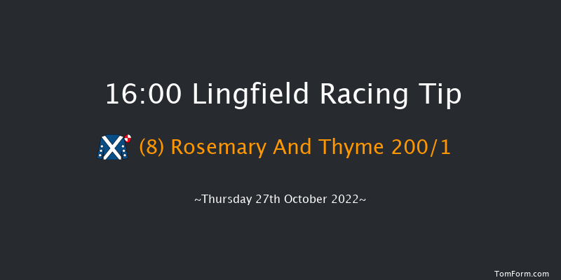 Lingfield 16:00 Listed (Class 1) 8f Thu 29th Sep 2022