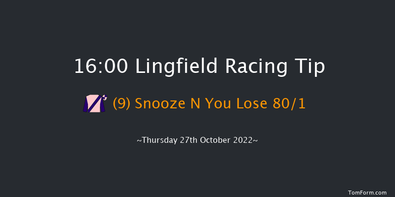 Lingfield 16:00 Listed (Class 1) 8f Thu 29th Sep 2022