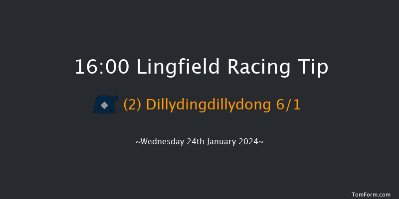 Lingfield  16:00 Stakes
(Class 6) 10f Thu 4th Jan 2024