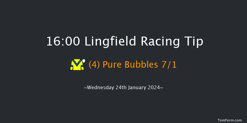 Lingfield  16:00 Stakes
(Class 6) 10f Thu 4th Jan 2024