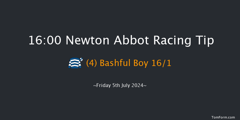 Newton Abbot  16:00 Handicap
Hurdle (Class 4) 22f Tue 25th Jun 2024