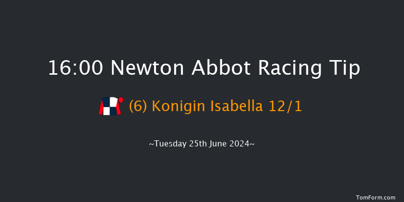 Newton Abbot  16:00 Handicap Hurdle (Class
5) 18f Fri 14th Jun 2024