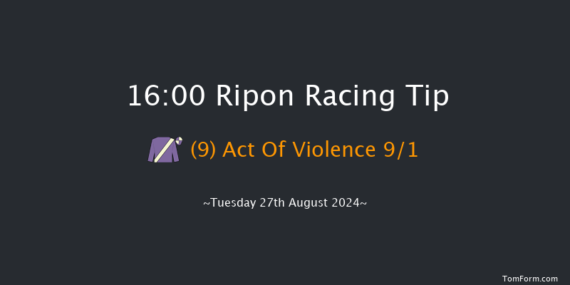 Ripon  16:00 Handicap (Class 4) 6f  Mon 26th Aug 2024